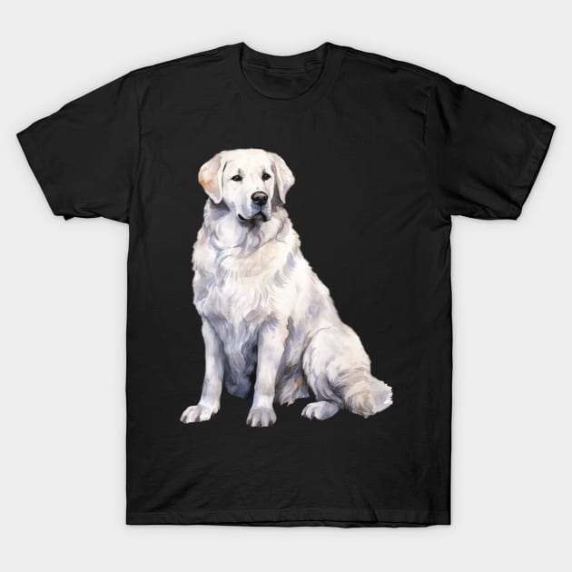 Kuvasz T-Shirt by DavidBriotArt